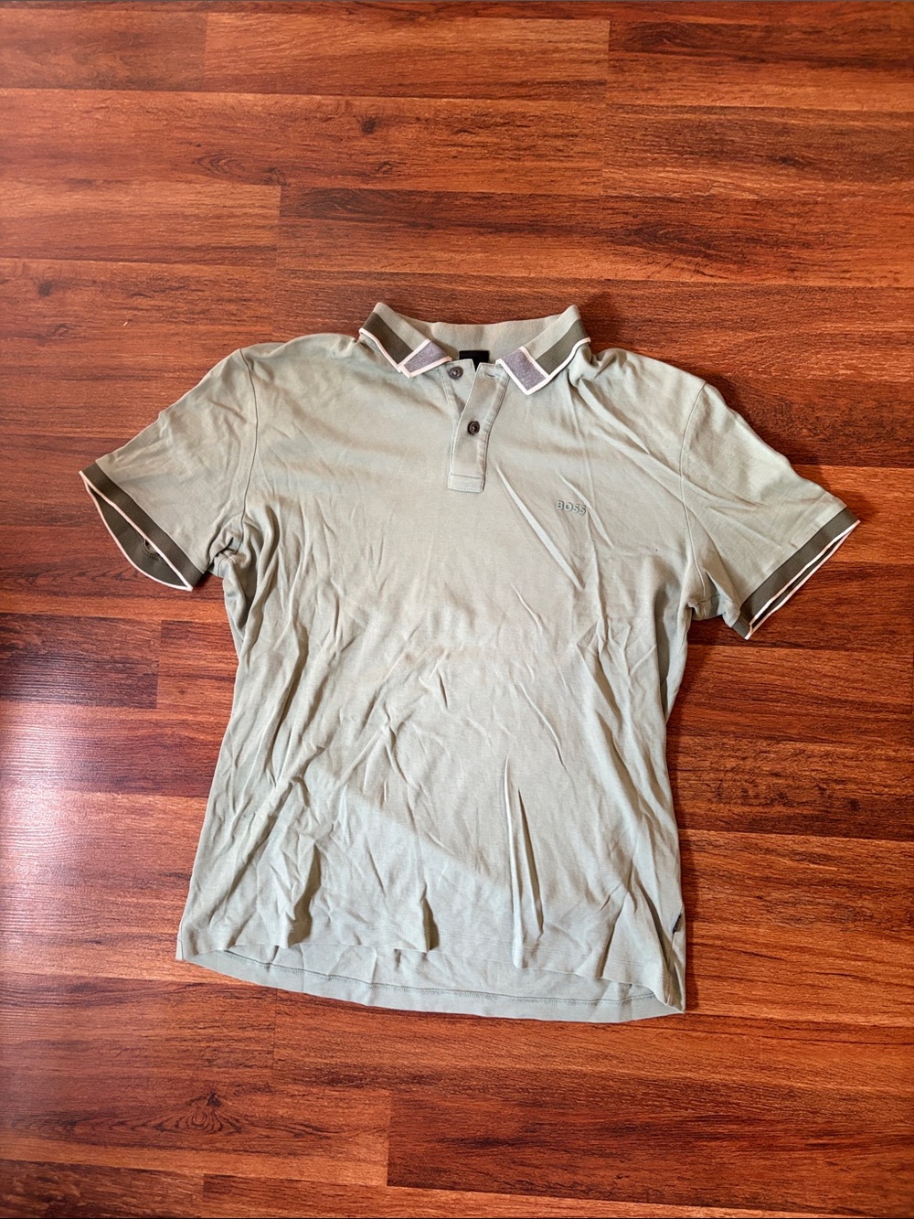 Men's Light Olive Polo Shirt